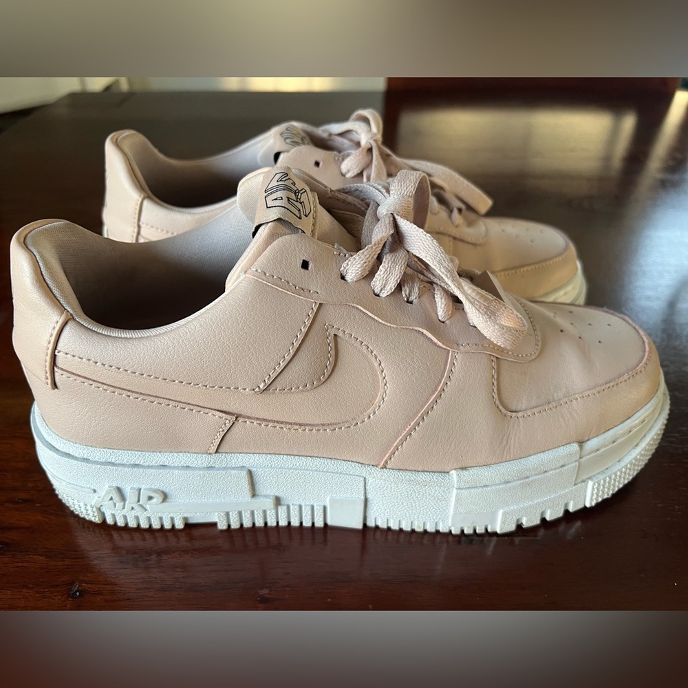Nike Women Air Force 1 Pixel Particle Beige Size 8